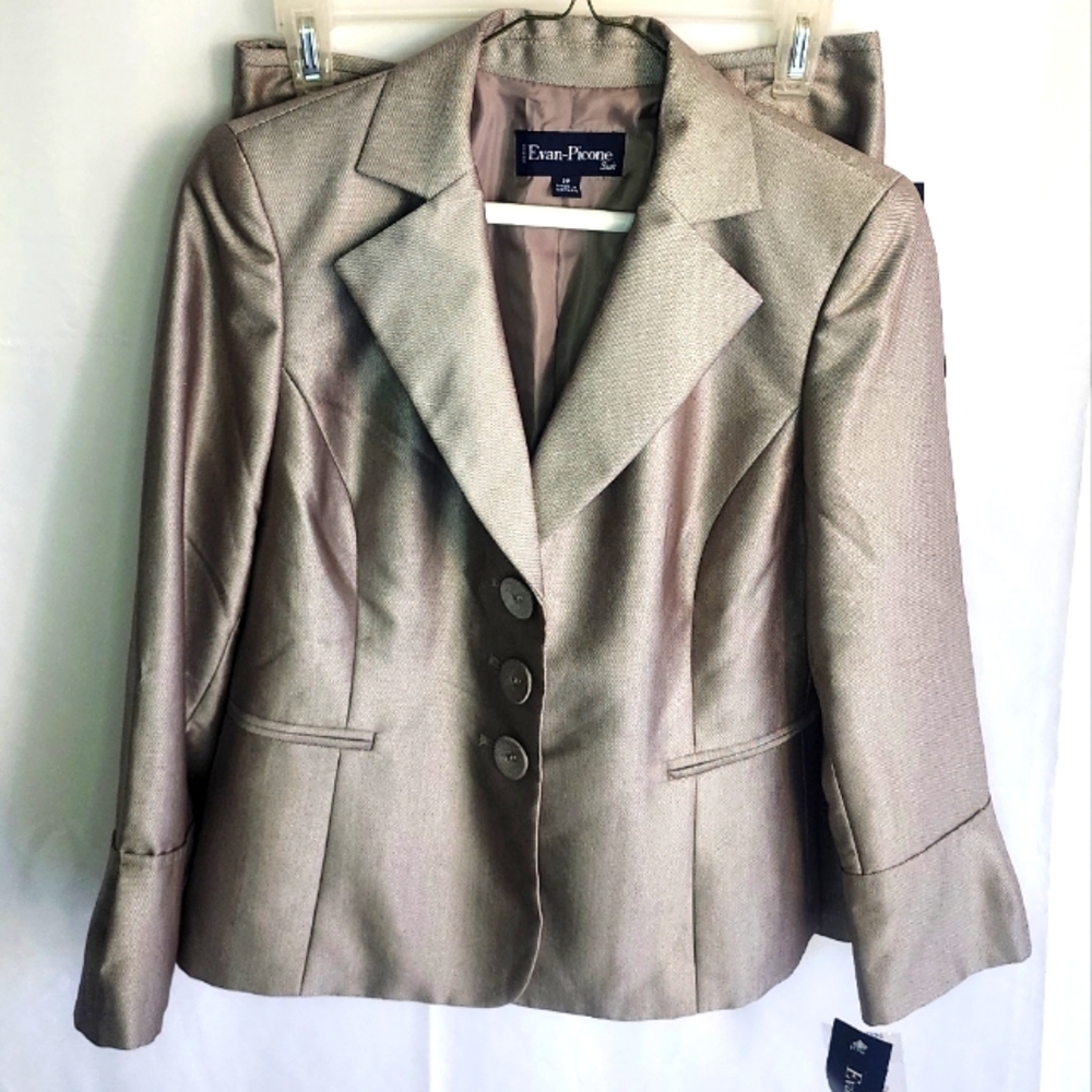 Evan-Picone 2pc skirt women suit